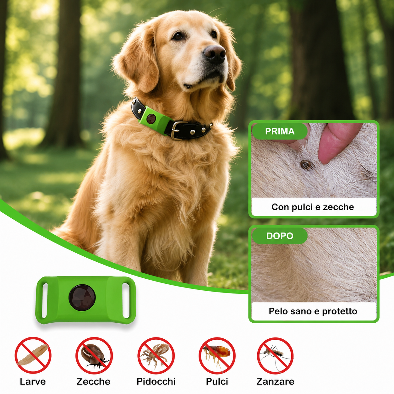 Naturapet- Collare antipulci